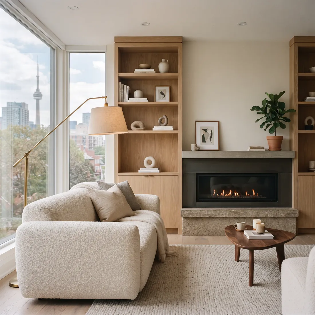 Living room / fireplace